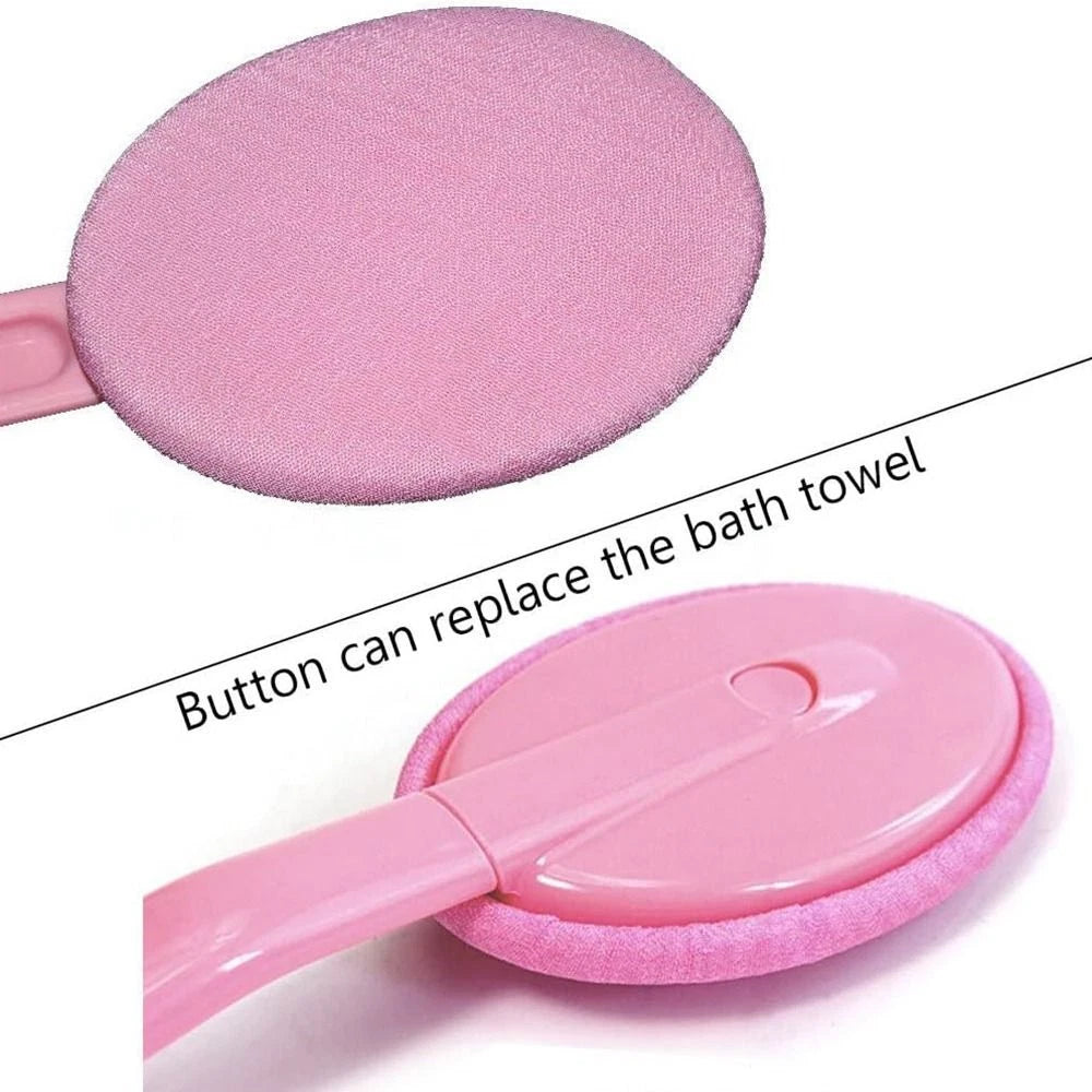 Long Handle Shower Body Scrubber Body Lotion Applicator  Moisturizer