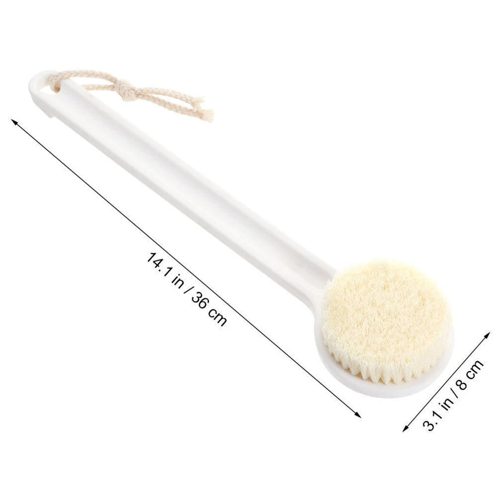 Bath Brush Body Shower Scrubber Skin Exfoliator Long Handle Printed Both