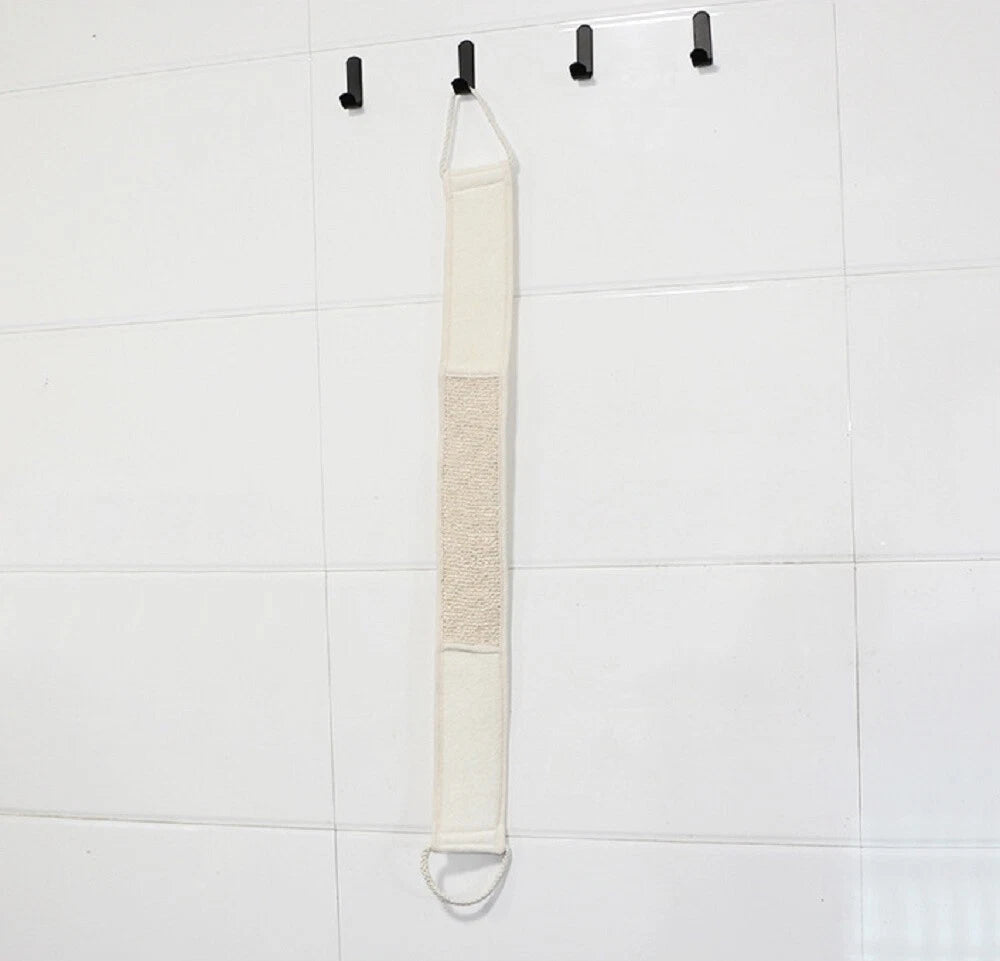 Exfoliating Backwash Belt Strap Loofah Bath Shower Body Sponge Scrubber Brush ..