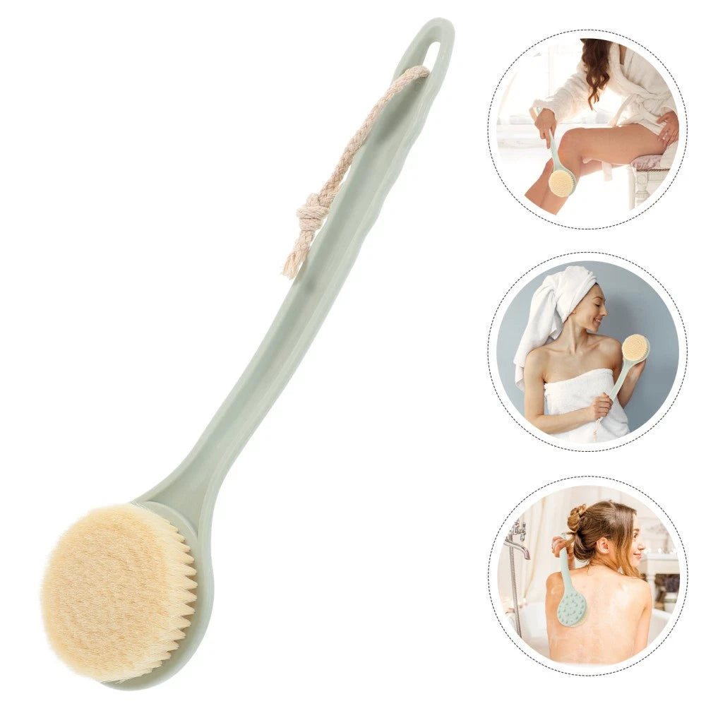 Scrub Brush for Shower Body Scrubber with Extending Handle Cleaning Massage