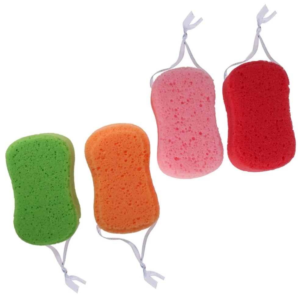4Pcs Bath Sponges Bath Scrubbers Bathing Accessories (Random Color) bath brush