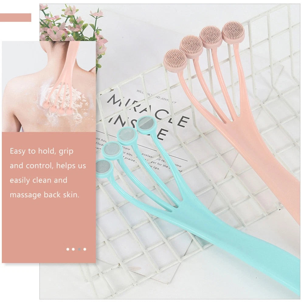 Bath Brush Man Women's Body Shower Exfoliating Back Scrubber for