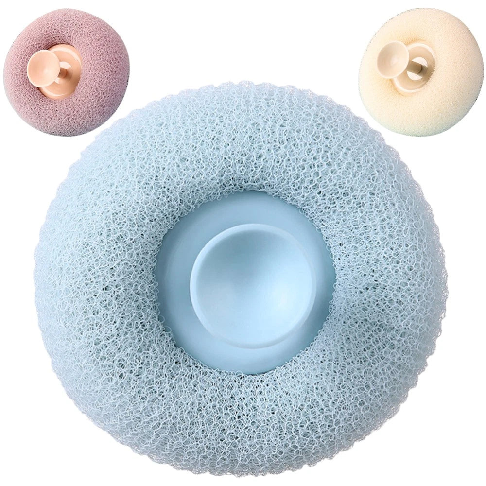 3 Pcs Bath Brush Shower Scrubber for Body Miss Poufs All Stuffdesign