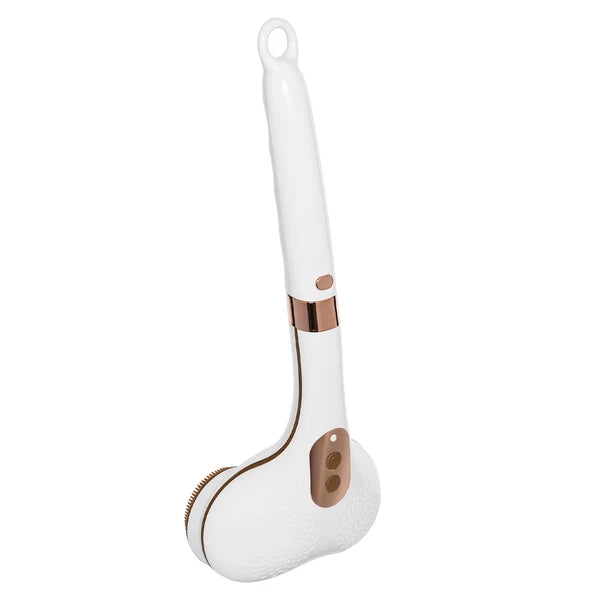 Double Head Electric Bath Brush Body Shower Brush Long Handle Back Massage Clean