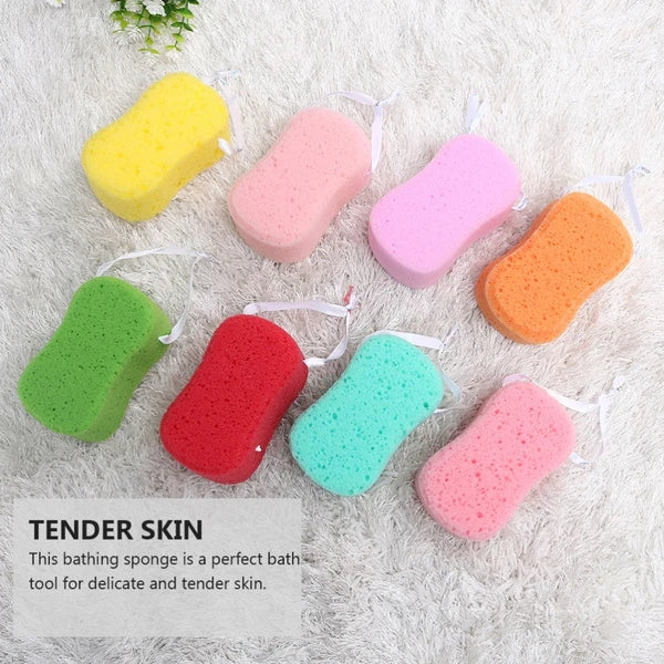 4Pcs Bath Sponges Bath Scrubbers Bathing Accessories (Random Color) bath brush