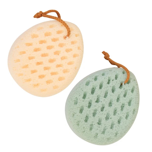 2 Pcs Shower Wipe Exfoliation Body Loofah Soft Bath Sponge Brush