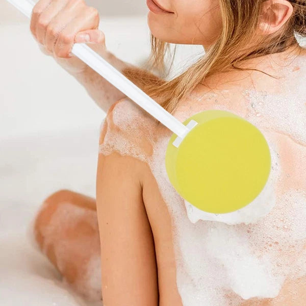 2pcs Shower Cleaning Long Handle Bath Bath Tools Bathing Supplies