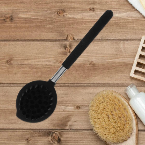 Silicone Bath Brush Skin Exfoliating Back Scrubbing Shower Man Massaging