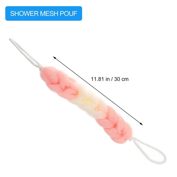 3 Pcs Back Scrubber Bath Towel Man Body Tool Puff Shower Exfoliating