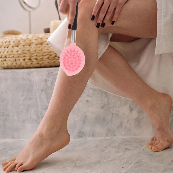 2 Pcs Bath Brush Child Back for Shower Long Handle Body Scrubber