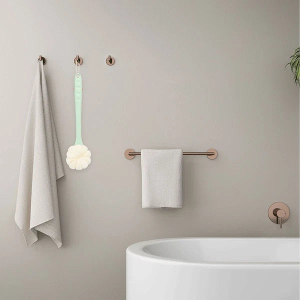 2-in-1 Long Handle Bath Brush 360° Extendable Soft Bristle Back Shower Scrubber