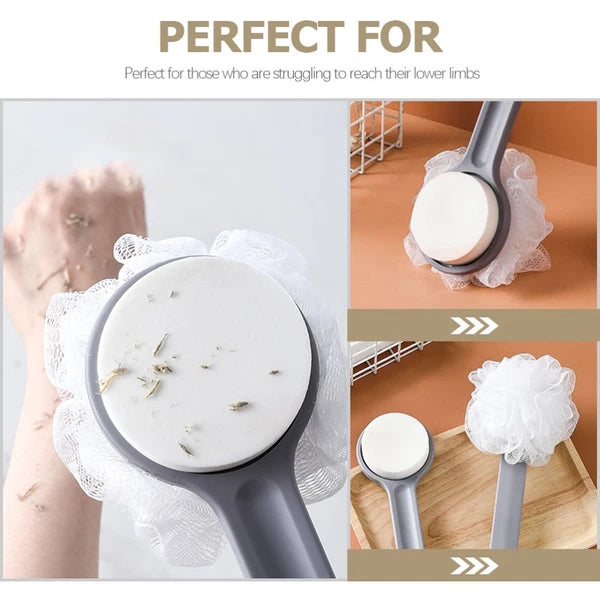 2 Pack Bath Ball Brush Child Back Scrubber for Shower Exfoliating