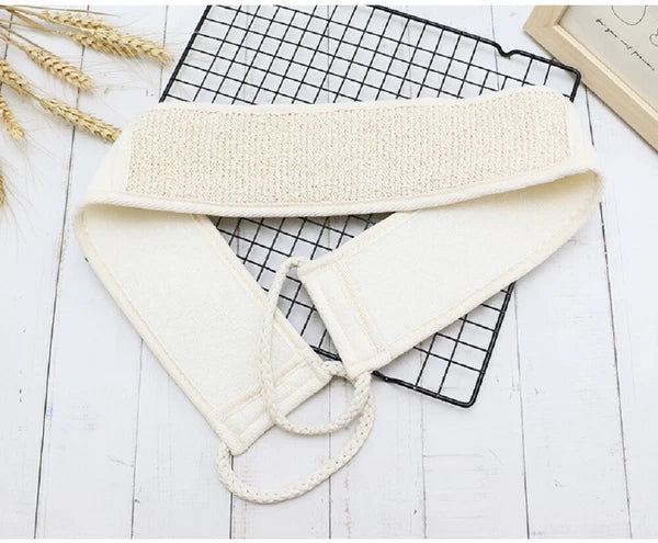 Exfoliating Backwash Belt Strap Loofah Bath Shower Body Sponge Scrubber Brush ..
