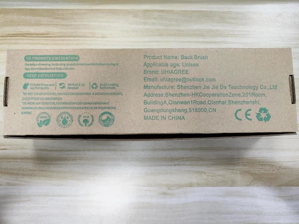 Long Handle Back Brush, 20.5€ Bath Scrubber for Shower, Curved Handle