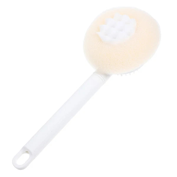 Plastic Exfoliating Brush Body Bath Brush Portable Back Scrubber Handle Shower