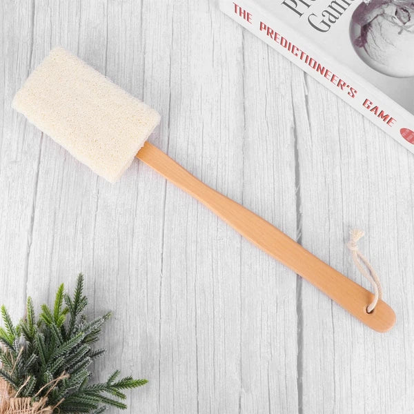 Loofah Bath Brush Exfoliating Body Scrubber Handle Brushes Man Shower