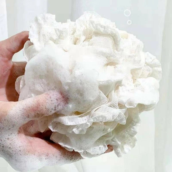 Exfoliating Large Body Scrubber Sponge Flower Brush Puff Bath Loofah Mesh Shower