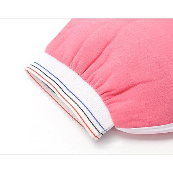 5 Pcs Bath Gloves Men and Women Body Scrub Brush Rubbing Exfoliator Scrubber