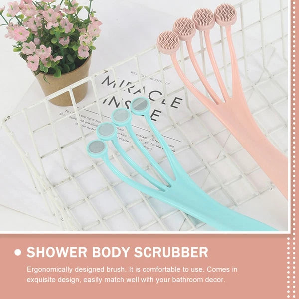 Bath Brush Man Women's Body Shower Exfoliating Back Scrubber for