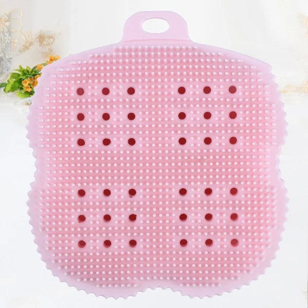 Exfoliating Towel Bath Scrubber for Cleaning Baby Back Shower Brush