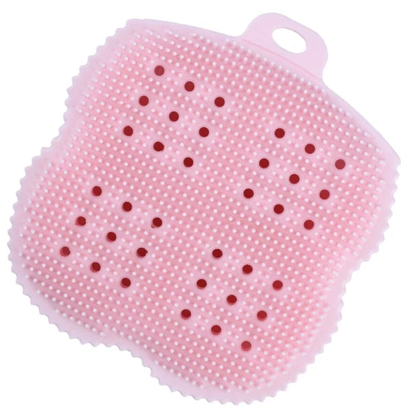 Exfoliating Towel Bath Scrubber for Cleaning Baby Back Shower Brush