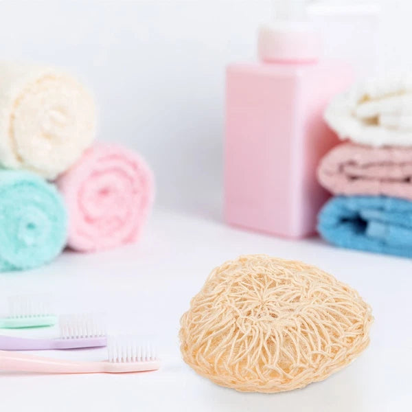 2 Pcs Sisal Bath Brush Mother Man Shower Balls Beige Tools Bathing