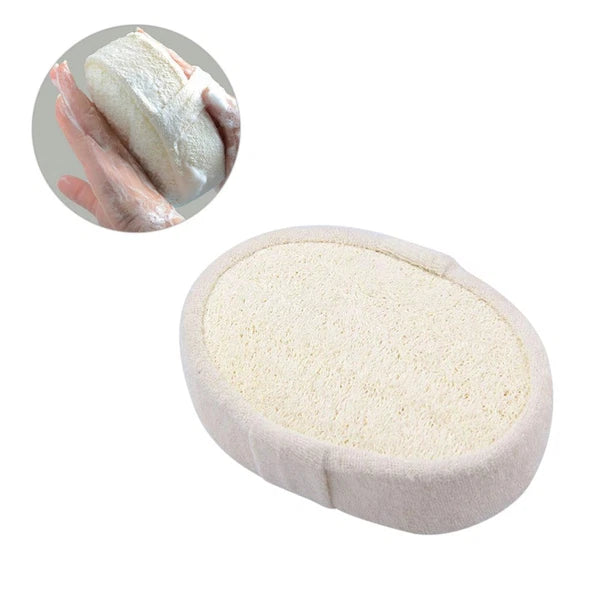 3 Pcs Loofah Bath Towel Shower Sponge Exfoliating Back Scrubber Brush