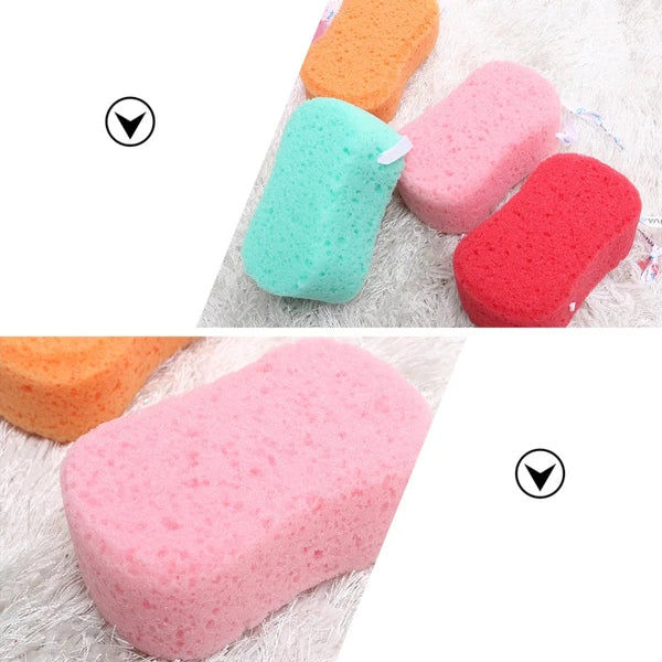 4Pcs Bath Sponges Bath Scrubbers Bathing Accessories (Random Color) bath brush