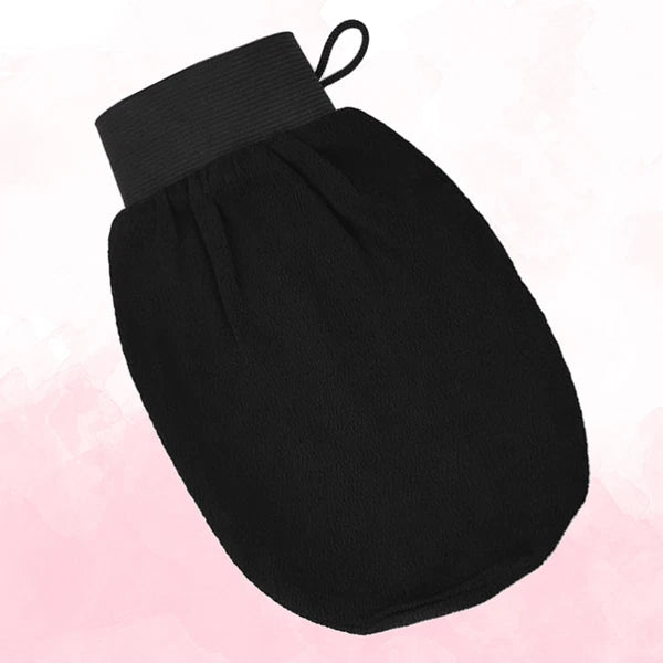 Loofah Back Massager Scrubber Exfoliating Gloves Hand Body Brush Bath