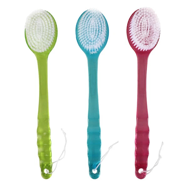 3 Pcs Bath Brush Multi-functional Exfoliating Back Scratcher Scrub
