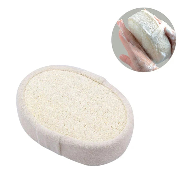 3 Pcs Loofah Bath Towel Shower Sponge Exfoliating Back Scrubber Brush