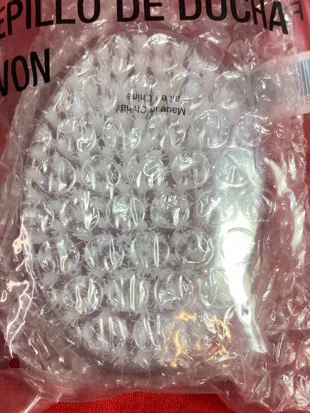 NIB Avon Long Handle Shower Brush w/Massage Nubs on Back of Brush~Lot of 2