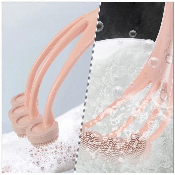 Bath Brush Man Women's Body Shower Exfoliating Back Scrubber for