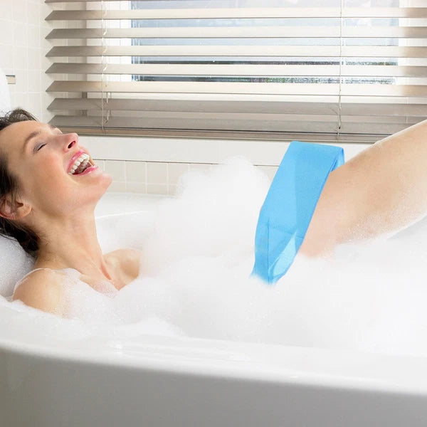 Exfoliating Shower Back Scrubber Back Washer Body Bath Towel Skin Exfoliating