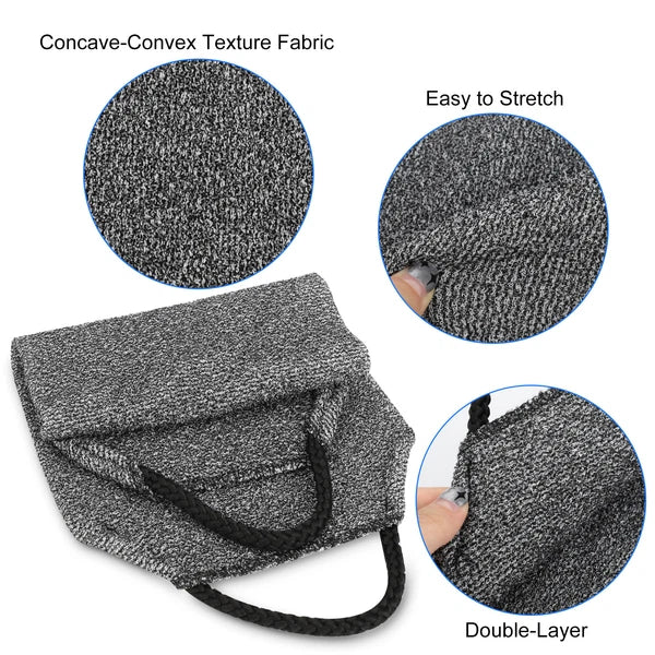 Shower Back Scrubber Cloth Bath Towel Body Brush Cleaning Strip Skin Exfoliating