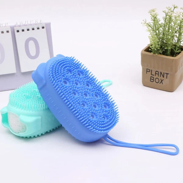 4 Pcs Scrub Brush Man Shower Scrubber for Body Bath Scrubbers Brushes