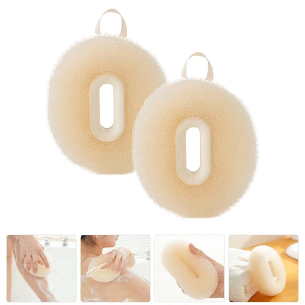 2 Pcs Bath Ball Brush Travel Exfoliating Shower Scrubber Bathing