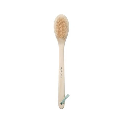 Bath Bristle Brush with Long Handle, Cleanse Back & Hard-to-Reach Areas