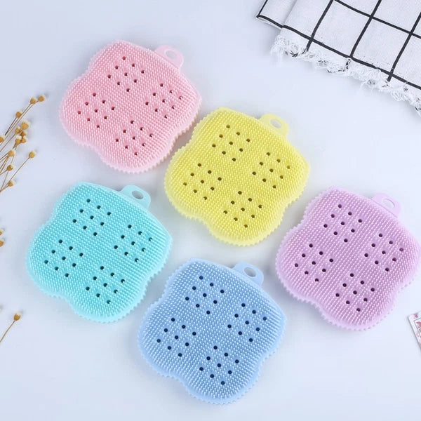 Exfoliating Towel Bath Scrubber for Cleaning Baby Back Shower Brush