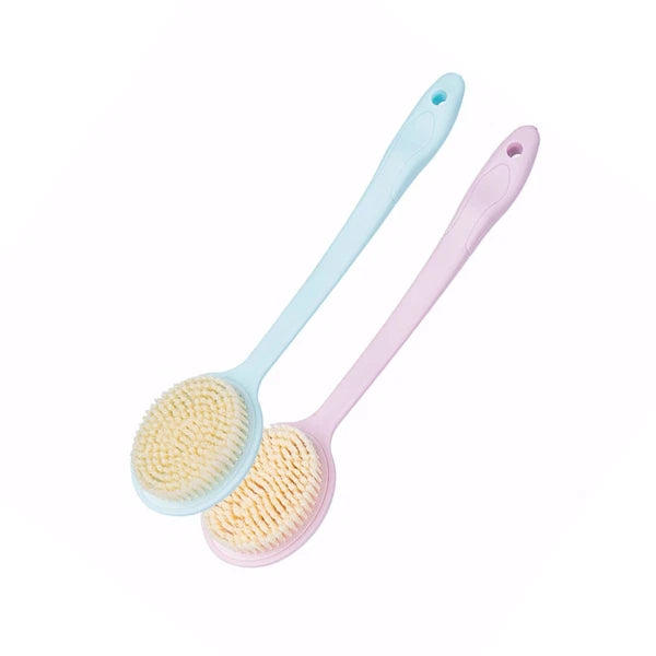 2PCS Plastic Long Handle Bath Scrubber Nylon Back Brush Simple Body Massage