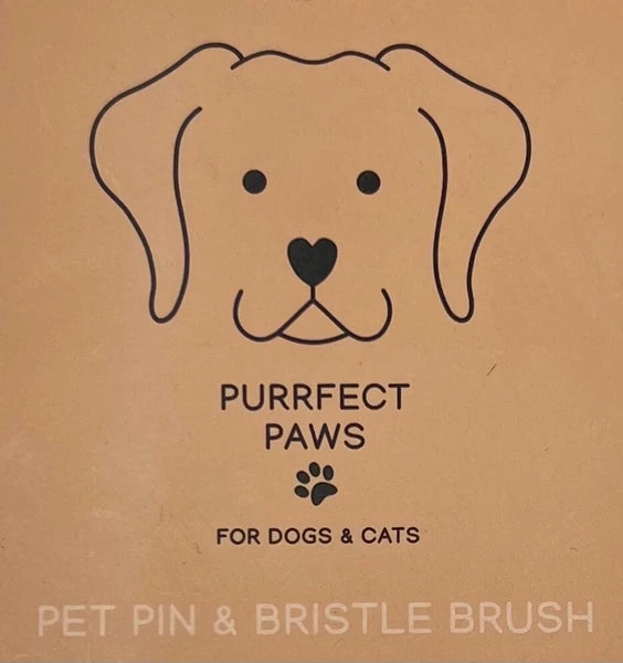 NEW BATH & BODY WORKS WOOD PIN BRISTLE BRUSH PET DOG CAT HAIR GROOMING ACCESSORY