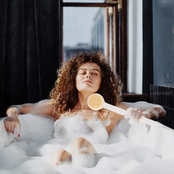 Bath Brush Massage Bath Brush Back Scrubber With String Body Massage Brush