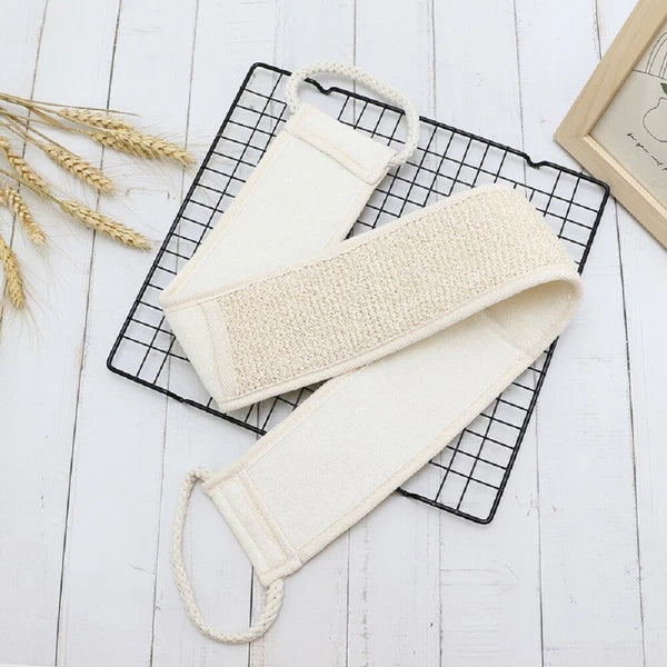 Exfoliating Backwash Belt Strap Loofah Bath Shower Body Sponge Scrubber Brush ..