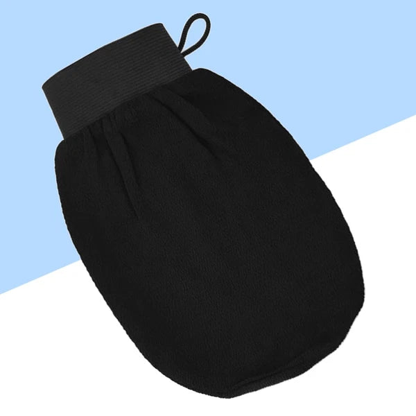 Loofah Back Massager Scrubber Exfoliating Gloves Hand Body Brush Bath