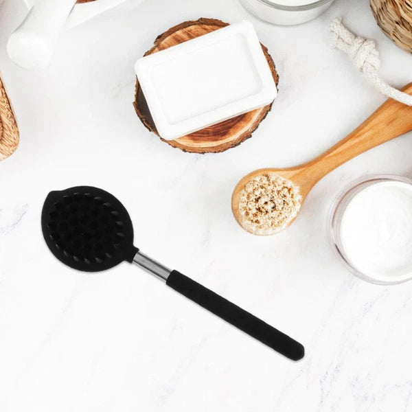 Silicone Bath Brush Skin Exfoliating Back Scrubbing Shower Man Massaging