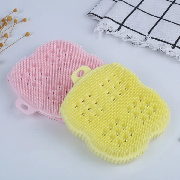 Exfoliating Towel Bath Scrubber for Cleaning Baby Back Shower Brush