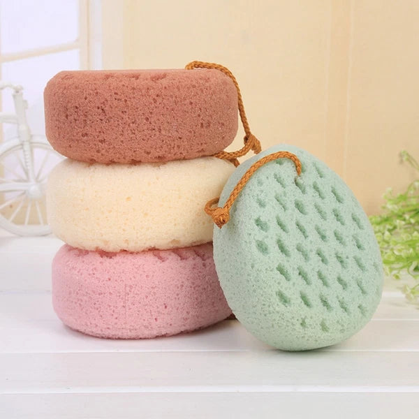 2 Pcs Shower Wipe Exfoliation Body Loofah Soft Bath Sponge Brush