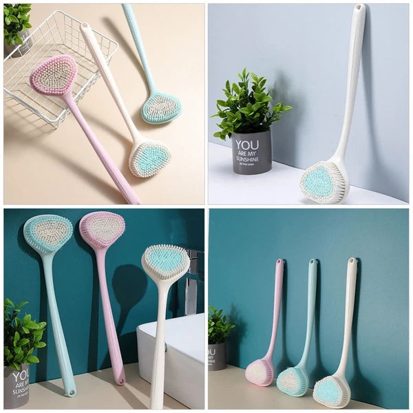 Long Handle Bath Massage Brush Scrubber Bathroom Organizer Miss