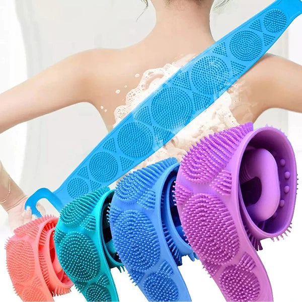 Body Sponge Silicone Brushes Bath Towels Body Scrubber Rubbing Back Peeling Mass