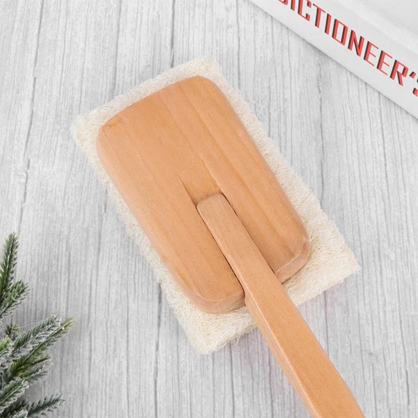 Loofah Bath Brush Exfoliating Body Scrubber Handle Brushes Man Shower